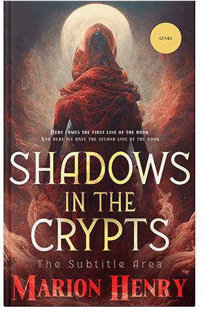 Pre Made Book Cover Crater Brown