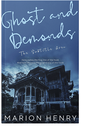 Pre Made Book Cover Chambray