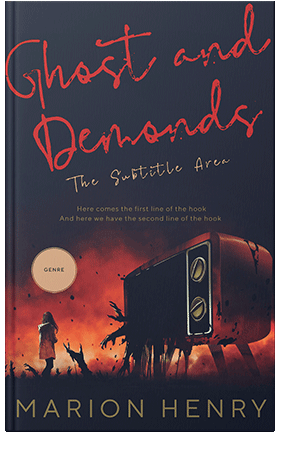 Pre Made Book Cover Ebony Clay