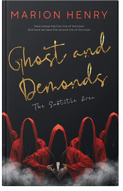 Front view of Premade Horror Book Cover - Cod Gray