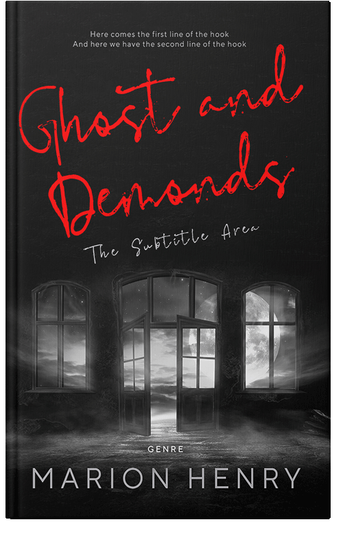 Front view of Premade Horror Book Cover - Cod Gray