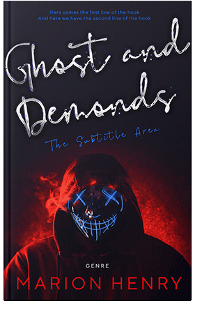 Pre Made Book Cover Ebony