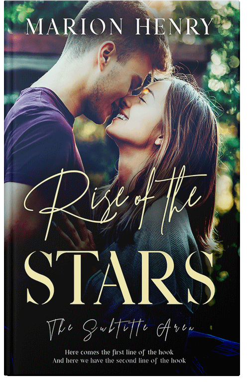 Front view of Premade Romance Book Cover - Coral Reef