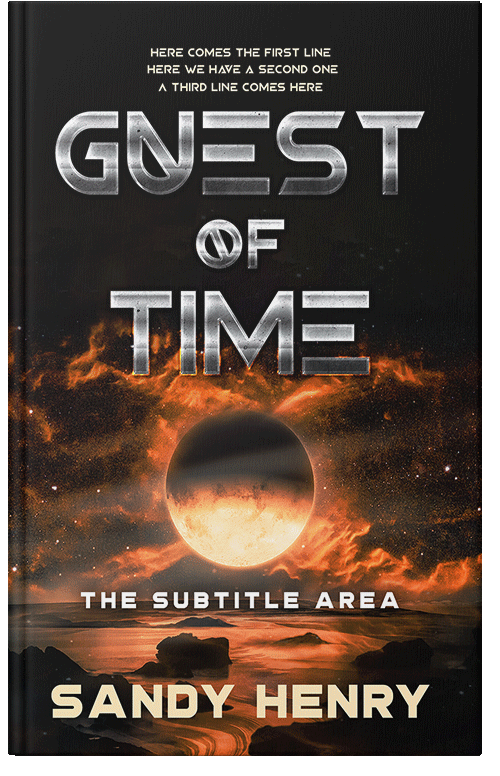 Front view of Premade Science Fiction Book Cover - Whiskey