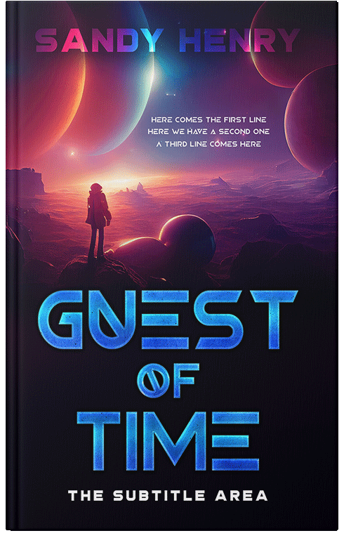 Front view of Premade Science Fiction Book Cover - Contessa