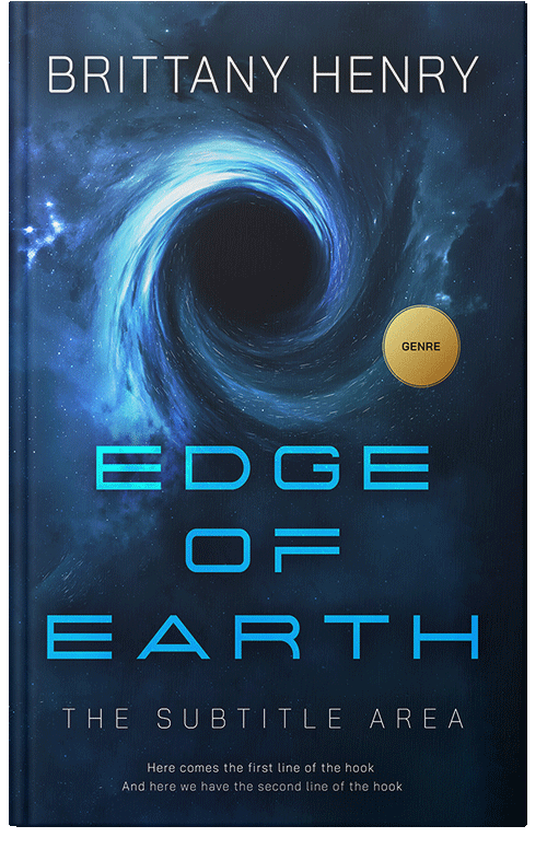 Front view of Premade Science Fiction Book Cover - Blue Zodiac