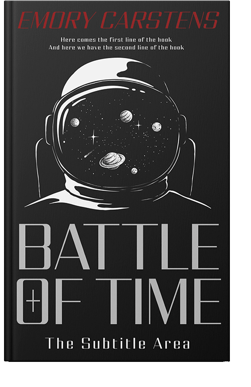 Front view of Cod Gray #13845 - Premade Science Fiction Book Cover