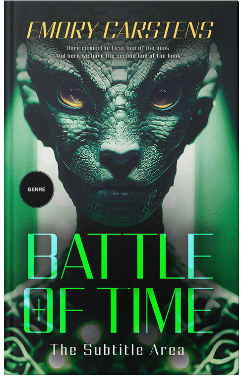 Front view of Premade Science Fiction Book Cover - Aztec