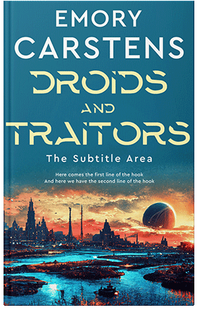 Pre Made Book Cover Atoll