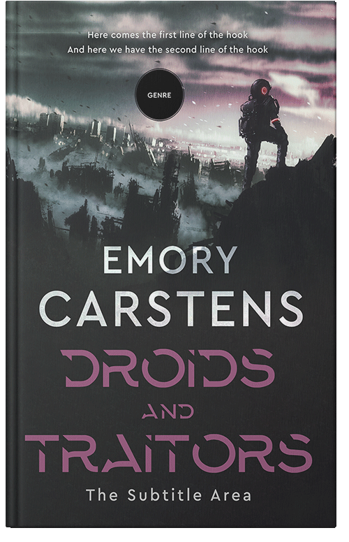 Front view of Premade Science Fiction Book Cover - Shark