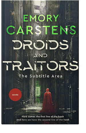 Pre Made Book Cover Outer Space