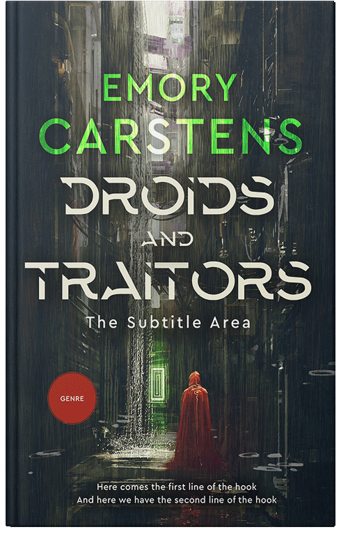 Front view of Premade Science Fiction Book Cover - Outer Space