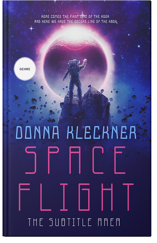 Front view of Premade Science Fiction Book Cover - Lucky Point