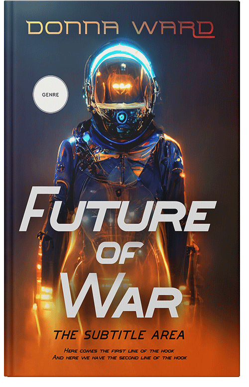 Front view of Premade Science Fiction Book Cover - Di Serria