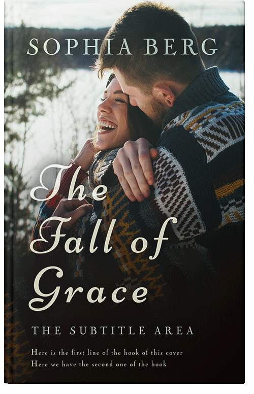 Front view of Premade Romance Book Cover - Swirl