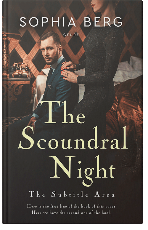 Front view of Premade Romance Book Cover - Dune