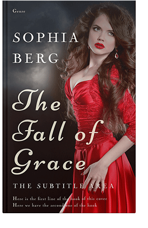 Pre Made Book Cover Chestnut Rose