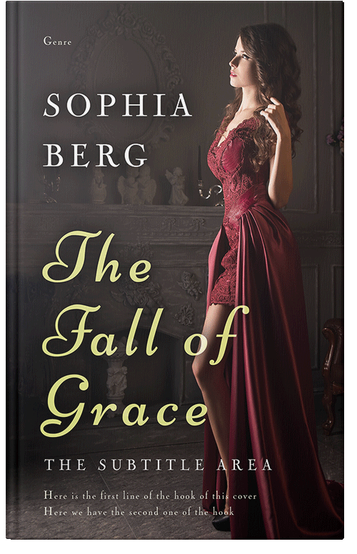 Front view of Premade Erotica Book Cover - Cocoa Brown