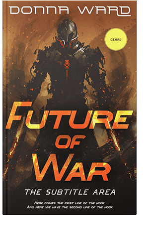 Pre Made Book Cover Raw Sienna