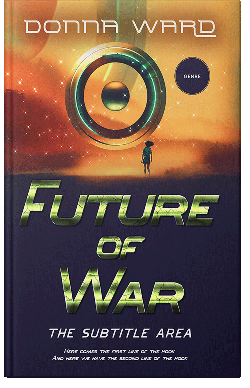 Front view of Premade Science Fiction Book Cover - Di Serria