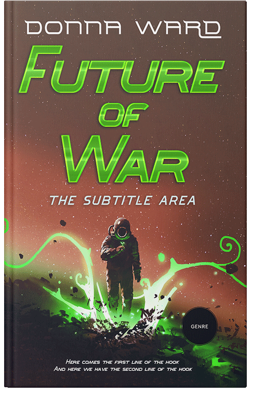 Front view of Premade Science Fiction Book Cover - Quincy