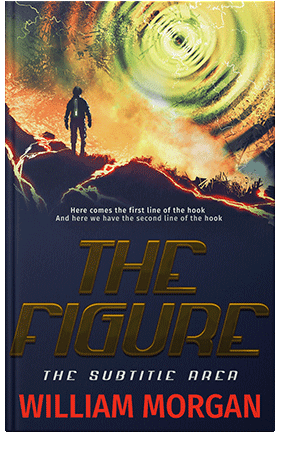 Pre Made Book Cover Steel Gray