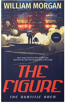 Pre Made Book Cover Apricot