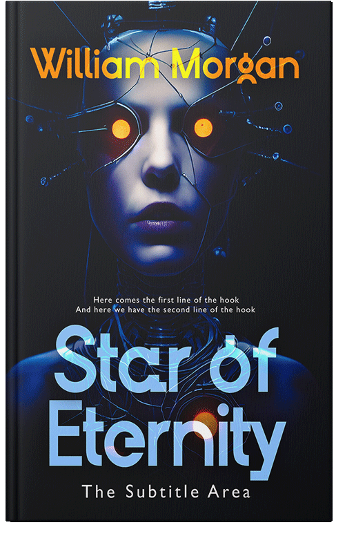 Front view of Premade Science Fiction Book Cover - Cinder