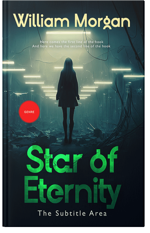 Front view of Premade Science Fiction Book Cover - Rodeo Dust