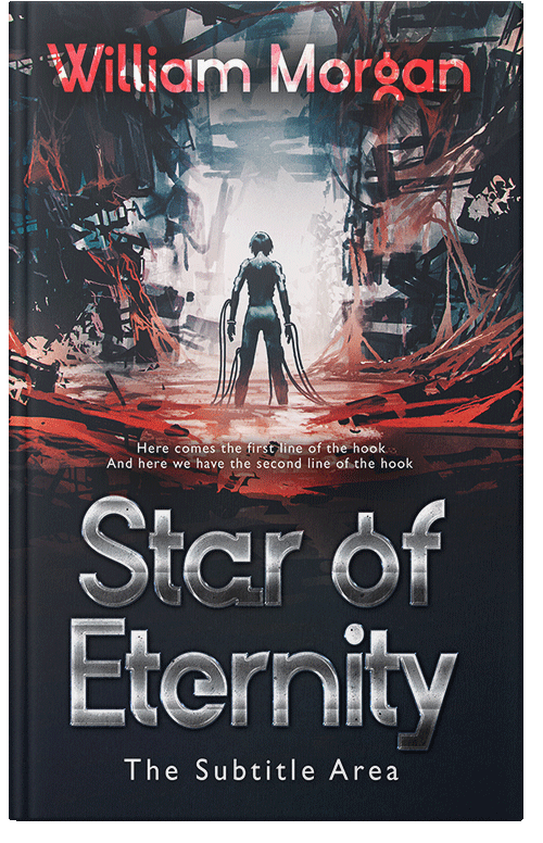 Front view of Premade Apocalyptica Book Cover - Clam Shell