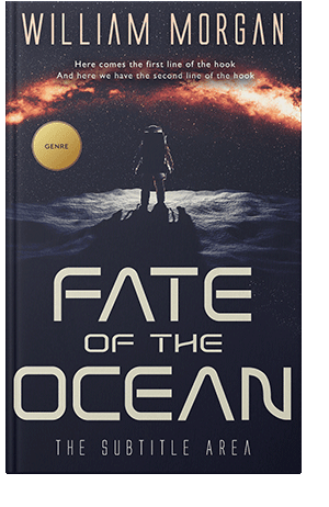 Pre Made Book Cover Steel Gray