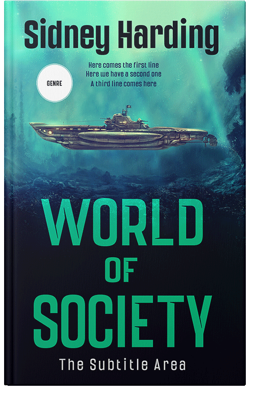 Front view of Premade Science Fiction Book Cover - Shamrock