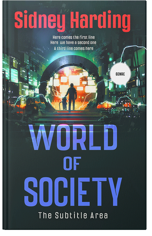 Front view of Premade Science Fiction Book Cover - Outer Space