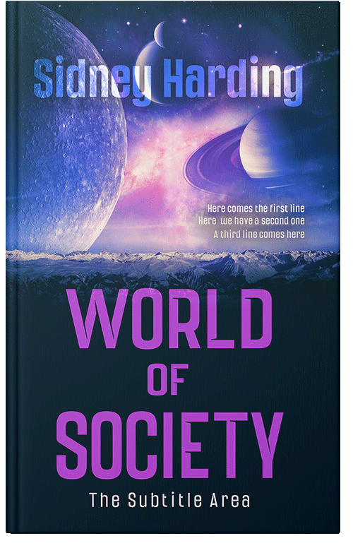 Front view of Premade Science Fiction Book Cover - Blue Zodiac