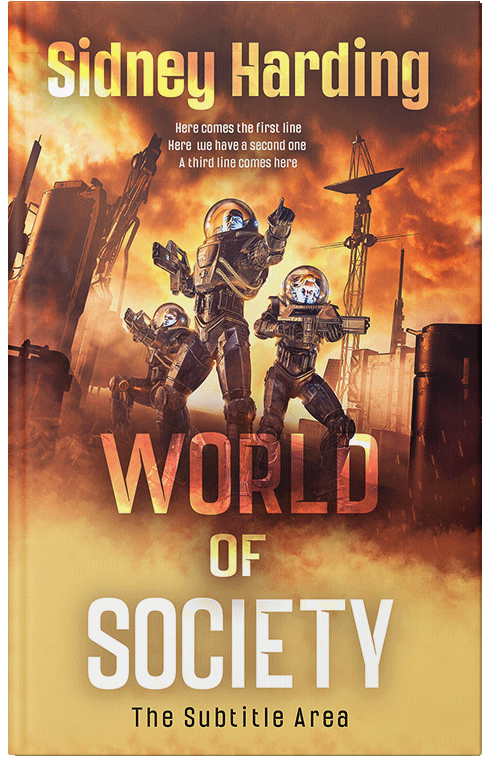 Front view of Premade Science Fiction Book Cover - Rob Roy