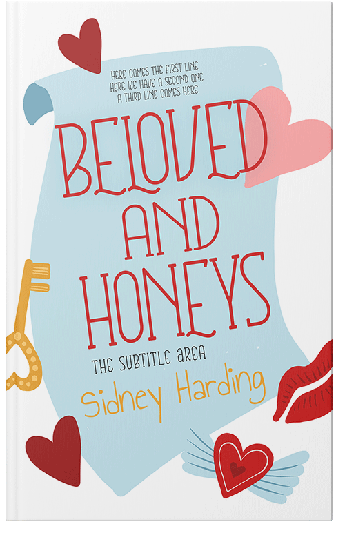 Front view of Premade Romance Book Cover - Jagged Ice