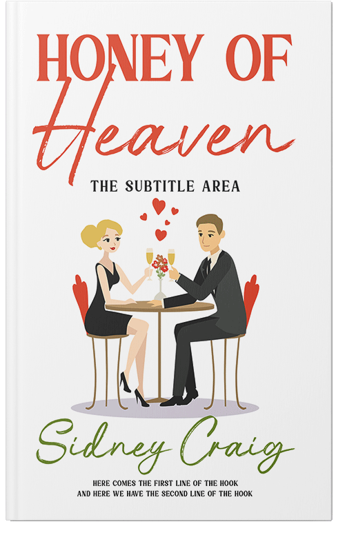 Front view of Premade Romance Book Cover - Heavy Metal