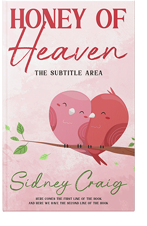 Pre Made Book Cover Carousel Pink