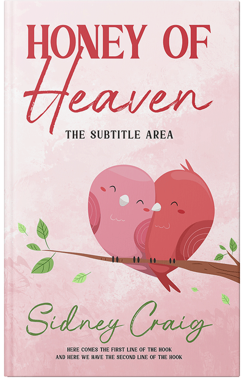 Front view of Premade Romance Book Cover - Carousel Pink