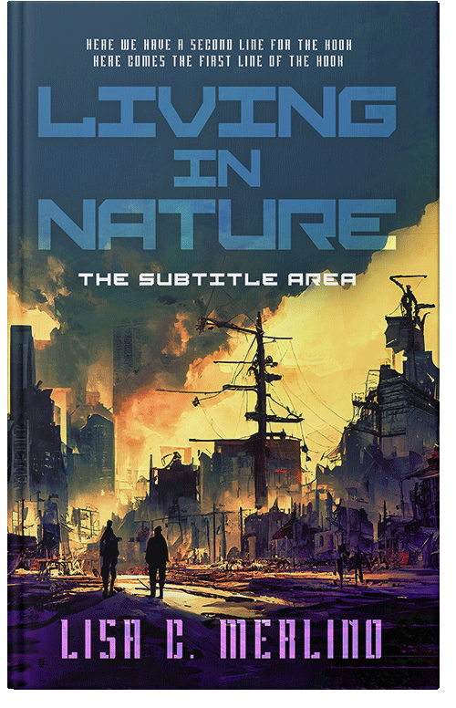 Front view of Premade Apocalyptica Book Cover - Ebony Clay