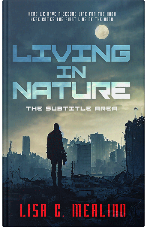 Front view of Premade Apocalyptica Book Cover - Pickled Bluewood