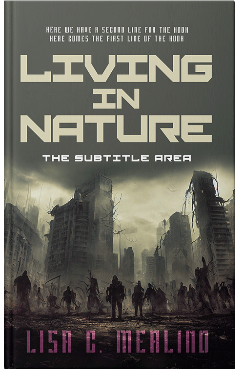 Front view of Premade Apocalyptica Book Cover - Merlin