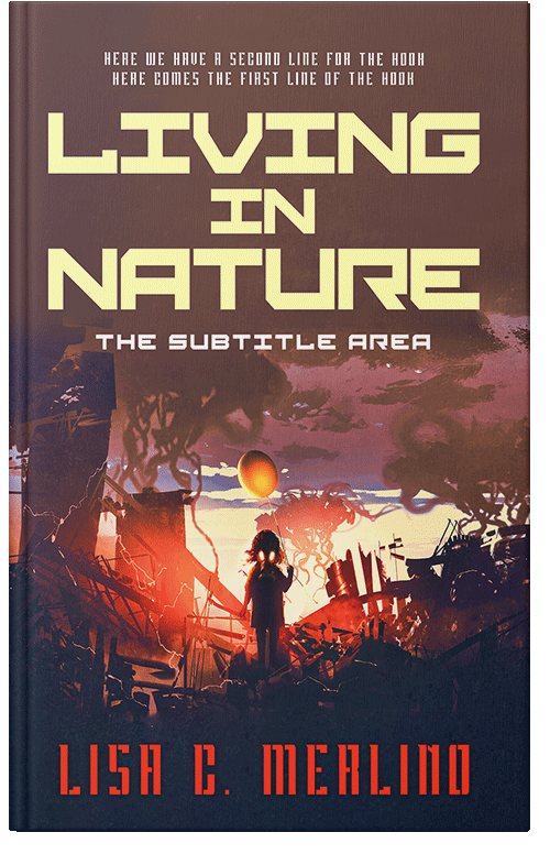 Front view of Premade Apocalyptica Book Cover - Congo Brown