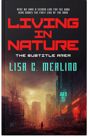 Premade Book Cover Flame Pea