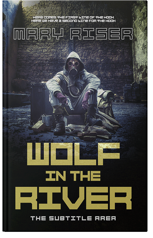 Front view of Premade Apocalyptica Book Cover - Woodsmoke