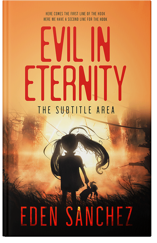 Front view of Premade Apocalyptica Book Cover - Night Rider