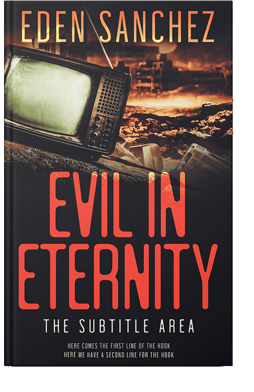 Front view of Copperfield #14019 - Premade Apocalyptica Book Cover