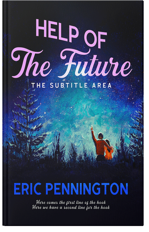 Front view of Premade Romance Book Cover - Ebony