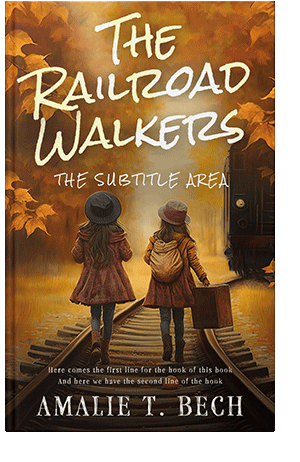 Pre Made Book Cover Russet