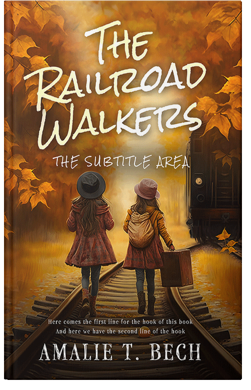 Front view of Premade Teen & Young Adult Book Cover - Russet